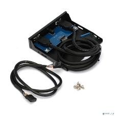 Планка на переднюю панель Gembird FP3.5-USB3-2A-HDA, USB, 2xUSB-A 3.0 + 1xJack 3.5мм, 3.5