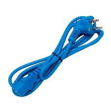 Кабель питания Cablexpert PC-186-VDE-B-1.8M, Schuko-C13, 3x0.75мм2, 10A, с заземлением, медь, 1.8м, синий, пакет