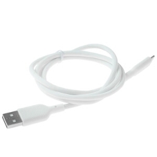 Кабель QUMO, MFI С48, USB-A на Apple 8 pin, силиконовый, 1м, 2,4A, 5V, 12W (белый)