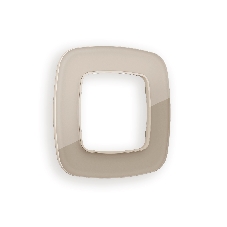 Рамка OMEGA Radian (Серо-бежевый Стекло закаленное натуральное) 1-ая OF350601