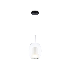 Подвесной светильник Ambrella light LH11121 BK/WH/CL черный/белый/прозрачный E27 max 60W D175*310