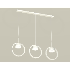 Светильник Ambrella light XB9106156/3 SWH/FR/CL белый песок/белый матовый/прозрачный GX53 (C9106, N8399)