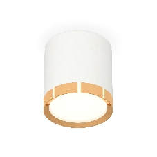 Светильник Ambrella Light XS8141004 SWH/PYG белый песок/золото желтое полированное GX53 (C8141, N8124)