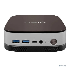 Мини ПК Osio BaseLine B51i-017 i5 1235U (1.3) 16Gb SSD 512Gb Iris Xe Win 11Pro 64 GbitEth WiFi BT 59.85W коричневый/серебристый