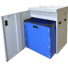 Шредер Office Kit S1650 1,9х15 белый (секр.P-5) фрагменты 30лист. 165лтр. скобы пл.карты CD