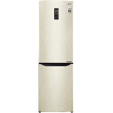 Холодильник LG GA-B419SEUL бежевый двухкамерный 223/79л морозилка снизу, No Frost