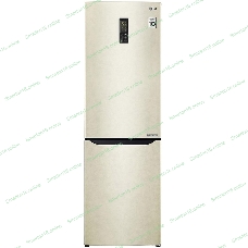 Холодильник LG GA-B419SEUL бежевый двухкамерный 223/79л морозилка снизу, No Frost