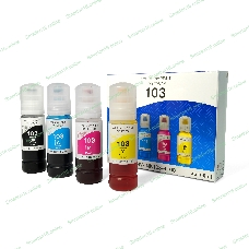 Чернила 103 для принтеров Epson, набор 4 цвета по 100 мл совместимые
