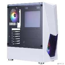 Компьютерный корпус 1STPLAYER DK DK-3 белый, ATX, 4x120мм FRGb fans