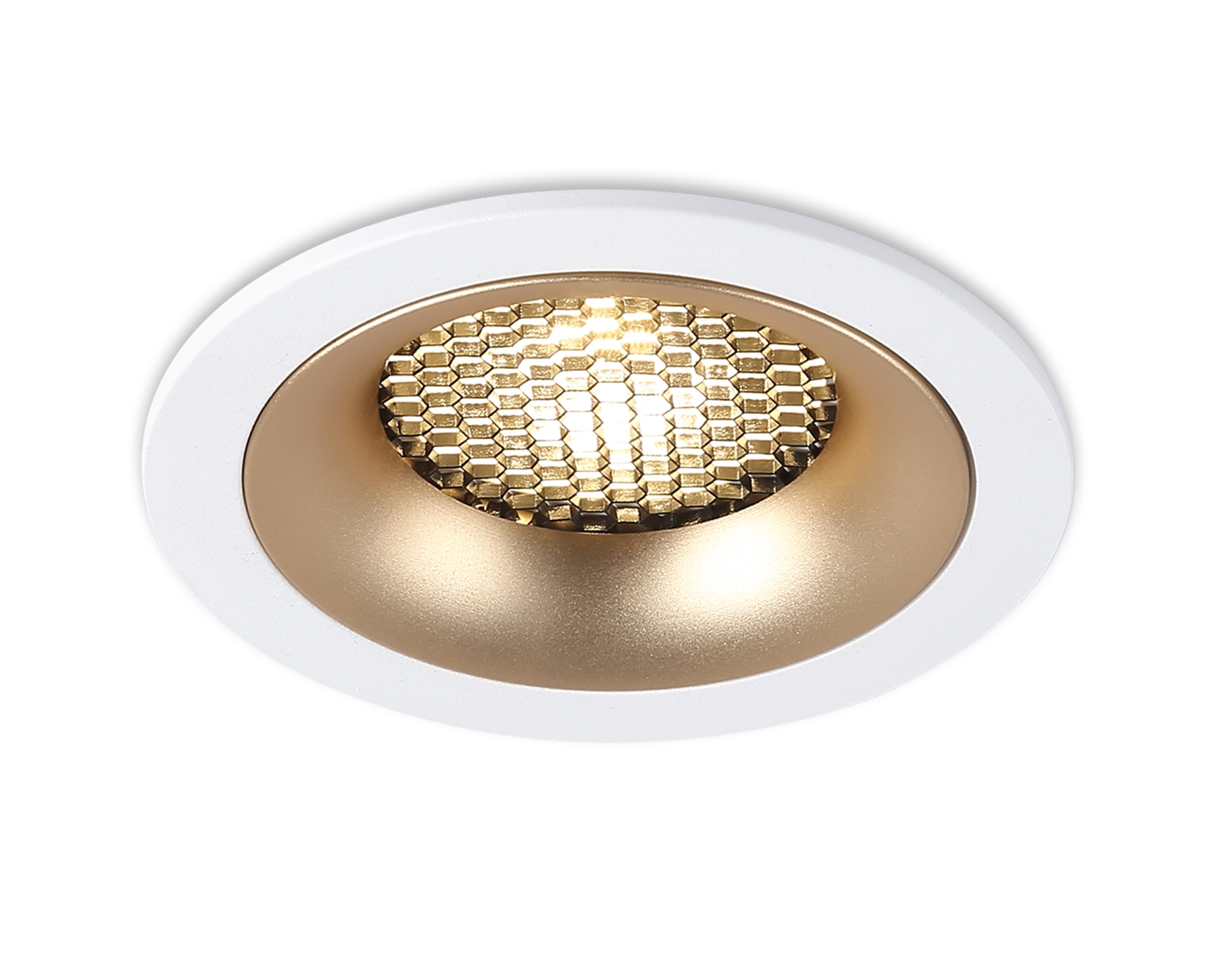 Светильник встраиваемый Ambrella light TN102723 WH/GD белый/золото GU5.3 92*92*23