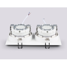 Светильник Ambrella light TN52343/2 SWH/GWH белый песок/белый глянец GX53 max 12W 220*115*25