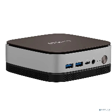 Мини ПК Osio BaseLine B51i-017 i5 1235U (1.3) 16Gb SSD 512Gb Iris Xe Win 11Pro 64 GbitEth WiFi BT 59.85W коричневый/серебристый