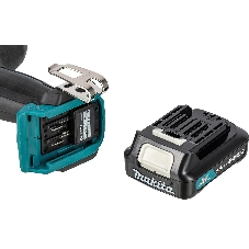 Дрель-шуруповерт Makita DF333DWYE, 12 В, 1.5 Ач, 30 Нм, щеточный