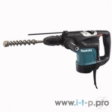 Перфоратор SDS-max Makita HR4501C, SDS-max,1300Вт,2реж,2.7-13Дж,1250-2750у\м,7.8кг,чем