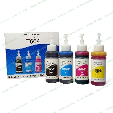 Чернила NVPrint T664 для принтеров Epson, набор 4 цвета по 100 мл совместимые