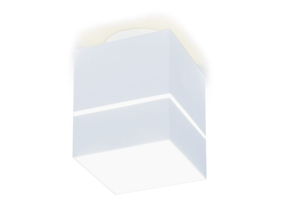 Светильник Ambrella light TN257 WH/S белый/песок LED 4200K 7W 80*80*100