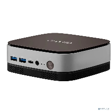 Мини ПК Osio BaseLine B51i-017 i5 1235U (1.3) 16Gb SSD 512Gb Iris Xe Win 11Pro 64 GbitEth WiFi BT 59.85W коричневый/серебристый