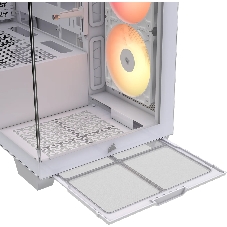 Корпус без блока питания/ Case Corsair 3500X RS-R ARGB, Midi-Tower, TG, 3x120mm ARGB, 2xUSB-A 3.2, 1xUSB 3.2 Type-C, E-ATX, ATX, mATX, mITX White