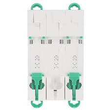Автоматический выключатель Systeme Electric S9F22320 Systeme9 C 20A 3P 6kA 400В