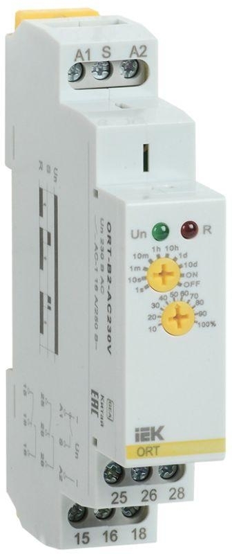 Реле задержки выключения ORT 2 конт. 230В AC IEK ORT-B2-AC230V