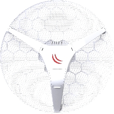 Точка доступа MikroTik LHG 5 Tripack (Three units of LHG 5 with 24.5dBi 5GHz antenna, Dual Chain 802.11an wireless, 600MHz CPU, 64MB RAM, 1x LAN, POE, PSU, RouterOS L3) – all three antennas in single box