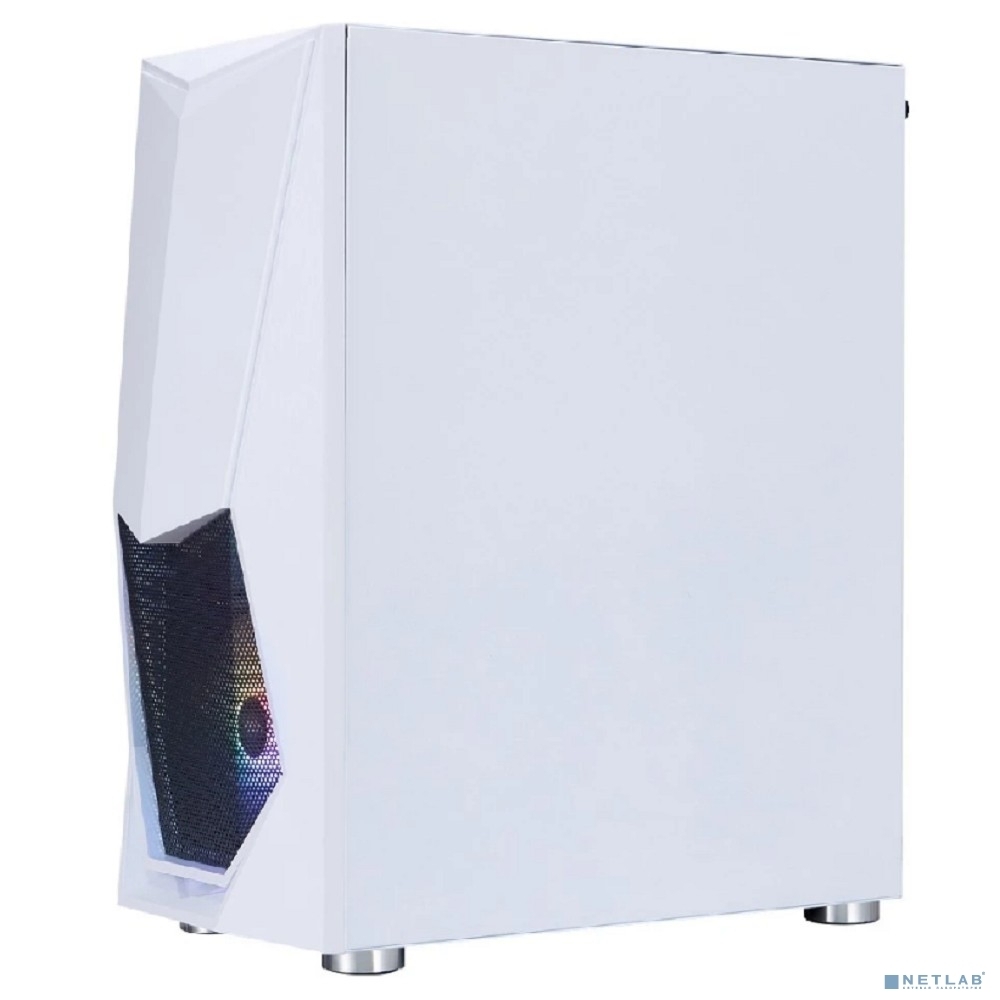 Компьютерный корпус 1STPLAYER DK DK-3 белый, ATX, 4x120мм FRGb fans