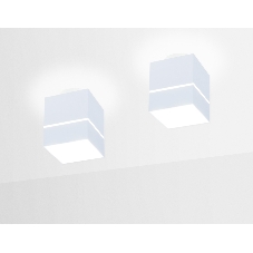 Светильник Ambrella light TN257 WH/S белый/песок LED 4200K 7W 80*80*100