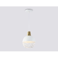 Светильник Ambrella light TR8502 WH/CP белый/медь E27 max 60W D200*1000