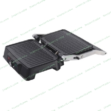 Гриль-пресс электрический Endever Grillmaster 220, серебристый/черный