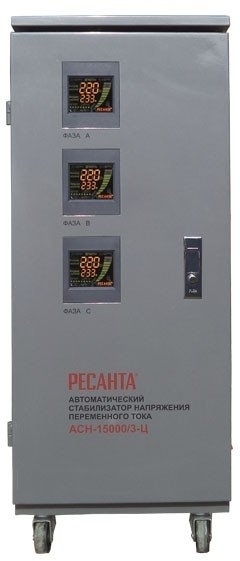 Стабилизатор трехфазный Ресанта АСН-15 000/3-Ц