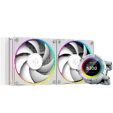 Система жидкостного охлаждения ID-Cooling SL240 белый 120мм алюминий+медь 2000rpm 30db 4-pin 300W