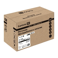 Источник бесперебойного питания ExeGate Power NB-450.LED.AVR.2SH (450VA/270W, LED, AVR, 2*Schuko, батарея 12V 4.5Ah, черный)