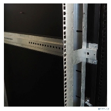 Шкаф серверный напольный 42U (600 1200) дверь перфорированная 2 шт., цвет черный