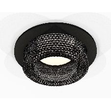 Комплект встраиваемого светильника Ambrella light XC7622021 SBK/BK черный песок/тонированный MR16 GU5.3 (C7622, N7192)