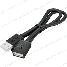 Удлинитель Greenconnect GCR-55069 1.0m USB 2.0 AM/AF, черный