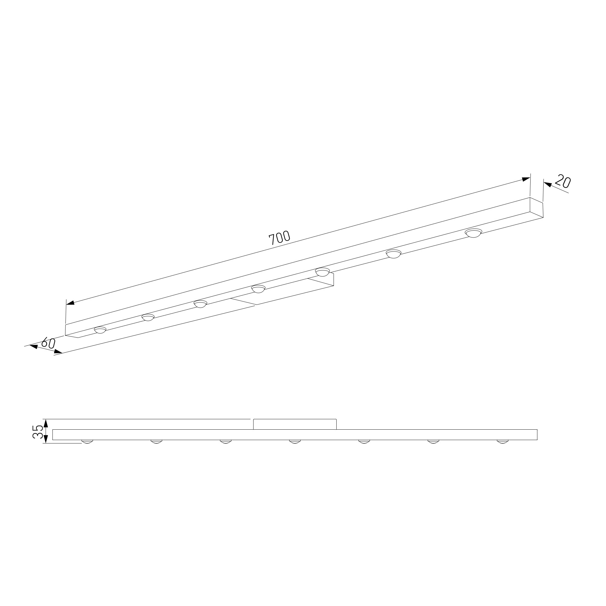 40162/LED / Светильник настенный светодиодный Artline латунь