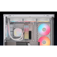 Корпус без блока питания/ Case Corsair 3500X RS-R ARGB, Midi-Tower, TG, 3x120mm ARGB, 2xUSB-A 3.2, 1xUSB 3.2 Type-C, E-ATX, ATX, mATX, mITX White