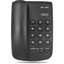 Проводной телефон teXet TX-241 черный