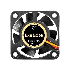 Вентилятор для корпуса ExeGate EX04010S3P-24 черный, 40 мм, 7500 об/мин, 37.5 дБ, 3 pin