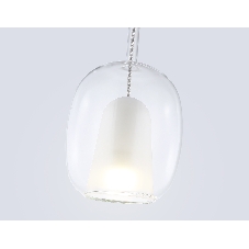 Подвесной светильник Ambrella light LH11121 BK/WH/CL черный/белый/прозрачный E27 max 60W D175*310