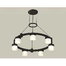 Светильник Ambrella light XR92051604/7 SBK/FR черный песок/белый матовый GX53 (A9205, C9238, N8402)