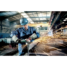 Угловая шлифовальная машина Metabo WEV 15-125 Quick HT 600562000 1550вт, 125мм, 4.2Нм,2.8-9.6/мин, 9600 об/мин, кейс, вес 2.5 кг