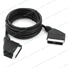 Кабель аудио/видео Gembird CCV-518, SCART/SCART, 21pin, 3м