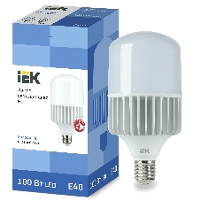 Лампа светодиодная IEK LLE-HP-100-230-65-E40 HP 100Вт 230В 6500К E40