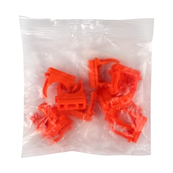 Крепеж-клипса оранжевая d20 мм Plast PROxima(10 шт)