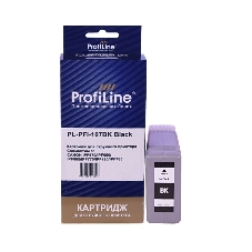 Картридж струйный ProfiLine PL-PFI-107BK для принтеров Canon IPF670/IPF680/IPF685/IPF770/IPF780/IPF785 с чернилами Black