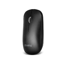 Комплект беспроводной SVEN ножничная клавиатура + мышь KB-C2550W черный (109 кл.,12Fn, 1000DPI, 2+1 кл.)