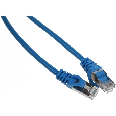Патч-корд FTP Cablexpert cat.5e, 2м, литой, многожильный синий