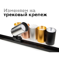 Насадка для корпуса светильника N6112 PSL серебро полированное D60*H30mm Out0mm MR16