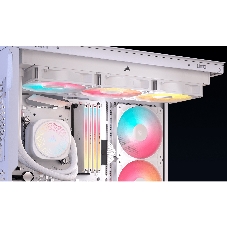 Корпус без блока питания/ Case Corsair 3500X RS-R ARGB, Midi-Tower, TG, 3x120mm ARGB, 2xUSB-A 3.2, 1xUSB 3.2 Type-C, E-ATX, ATX, mATX, mITX White